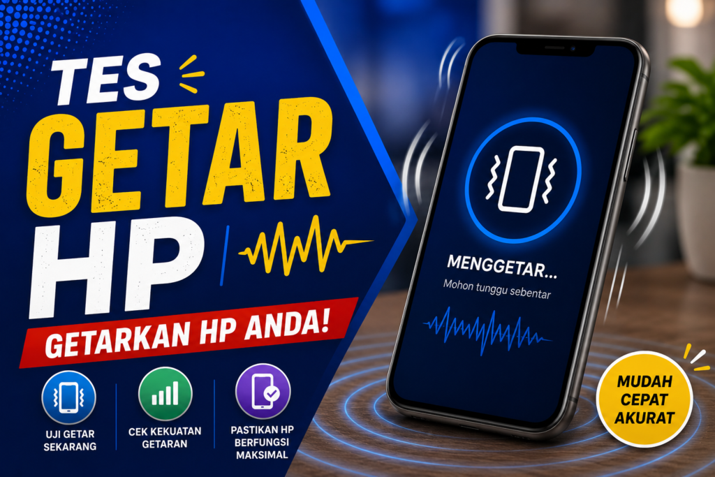 Tes Getar HP | Getarkan HP Anda!