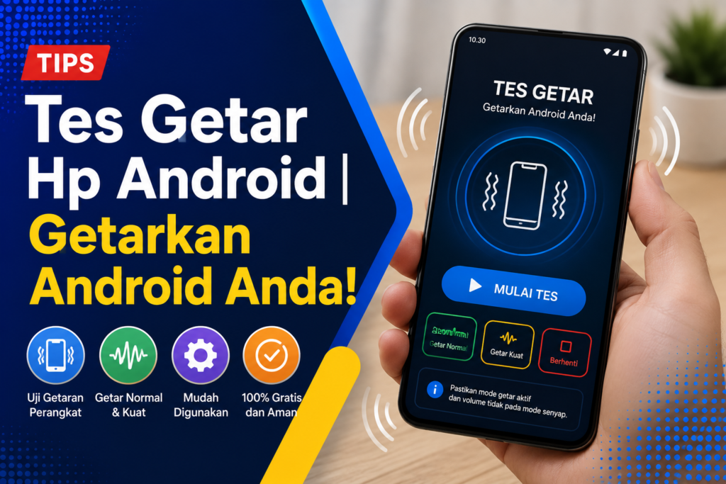 Tes Getar Hp Android | Getarkan Android Anda!
