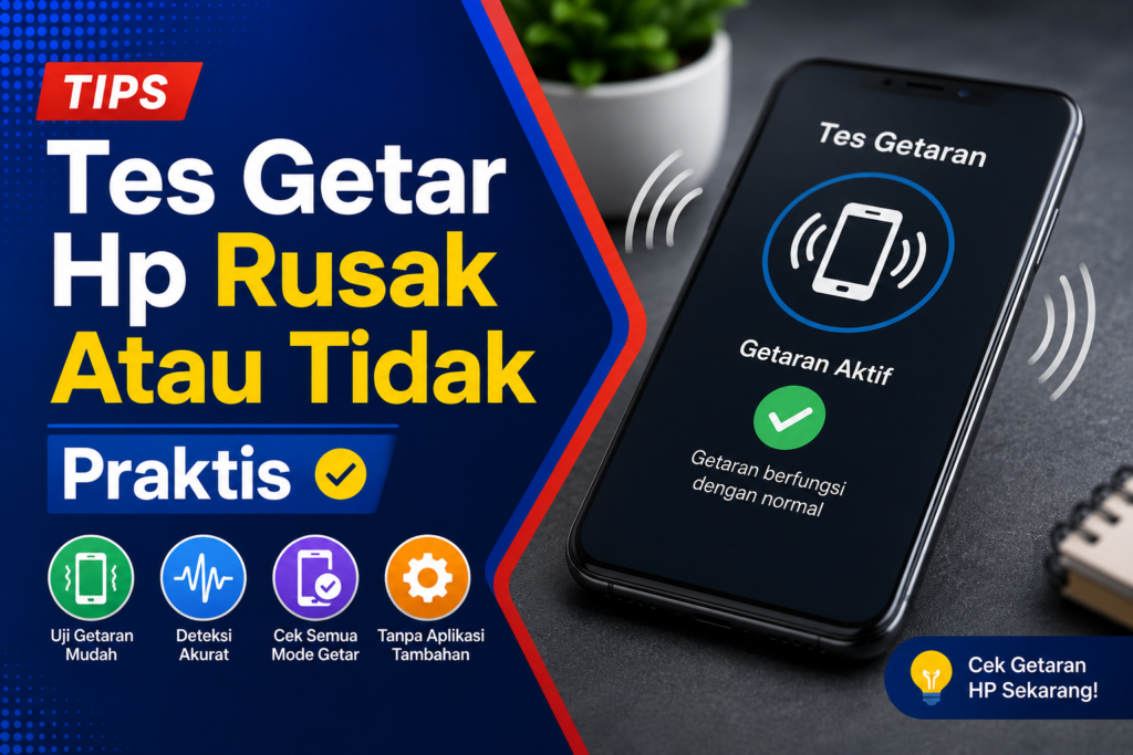 Tes Getar Hp Rusak Atau Tidak | Praktis