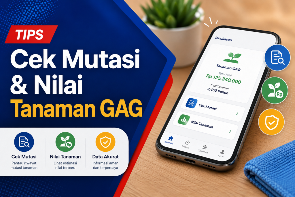 Cek Mutasi & Nilai Tanaman GAG