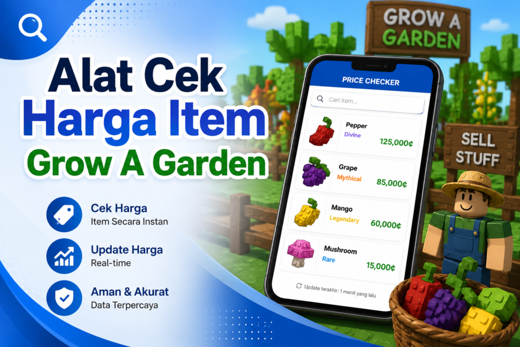 Alat Cek Harga Item Grow A Garden