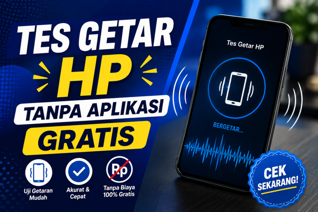 Tes Getar Hp Tanpa Aplikasi | Gratis