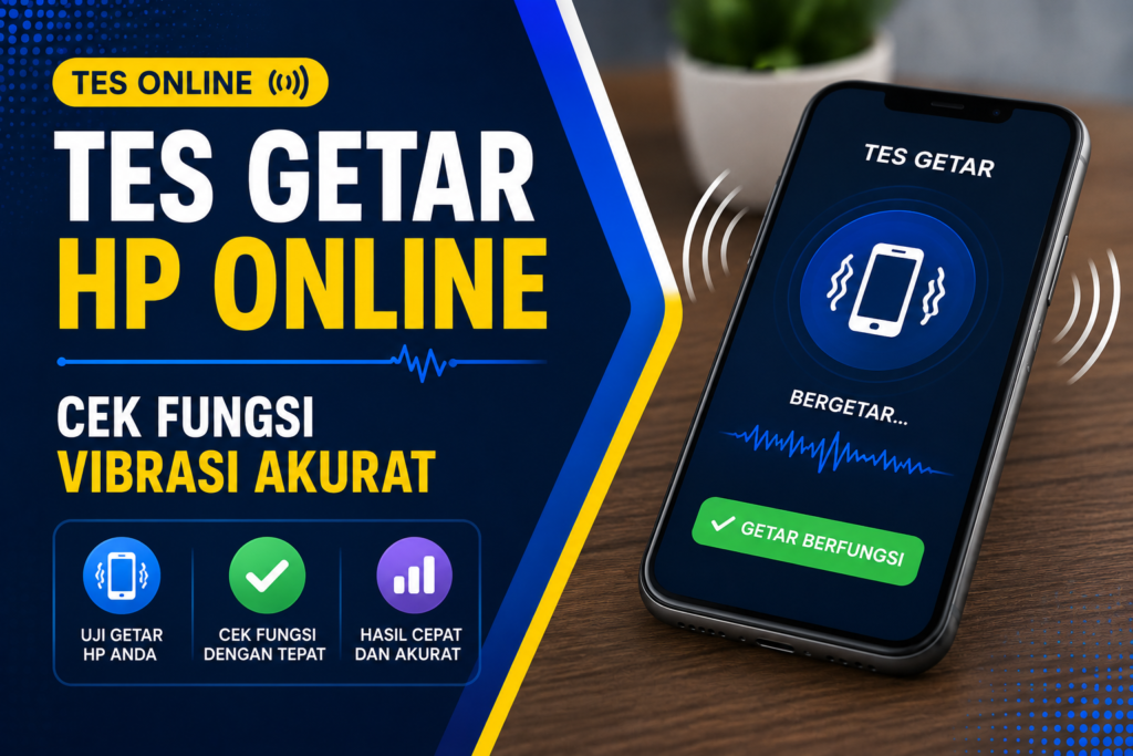 Tes Getar HP Online | Cek Fungsi Vibrasi Akurat