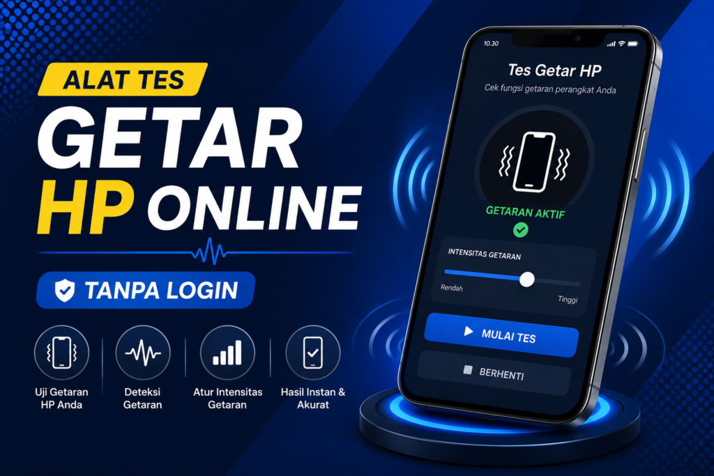 Alat Tes Getar Hp Online | Tanpa Login