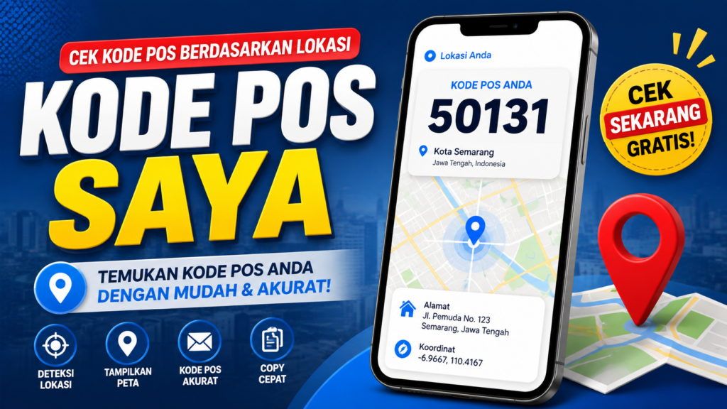 Kode Pos Saya - cek kode pos berdasarkan lokasi