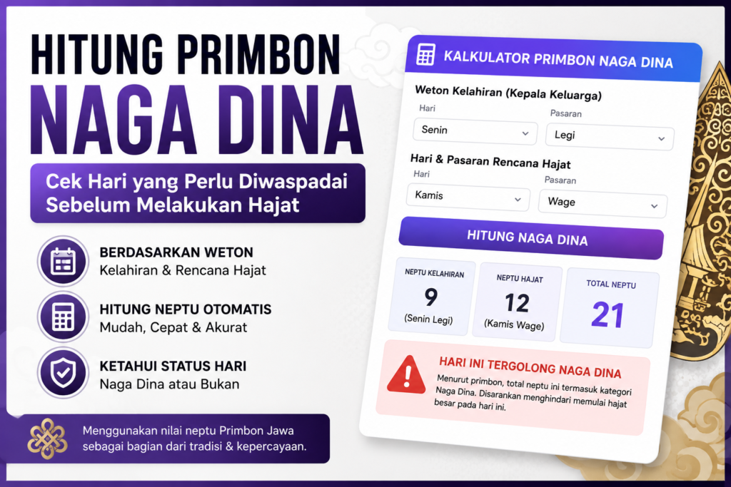 Primbon nogo dino